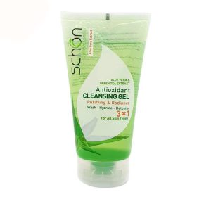 Schon Face Cleansing Gel With Green Tea Aloevera 150ml 1